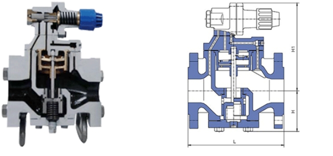 AG��ʱ����������YG43H��������������ѹ���ṹͼ